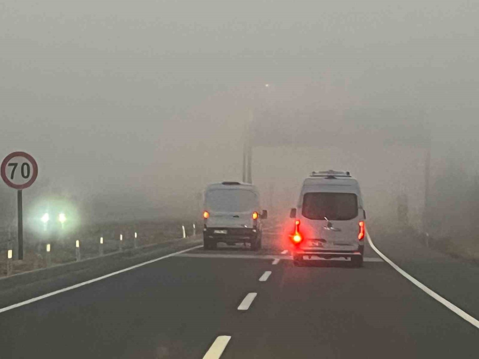 kutahyada-sis-trafigi-olumsuz-etkiledi