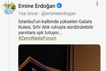 emine-erdogandan-sifir-atik-forumu-kapsaminda-galata-kulesine-yansitilan-gorsellere-iliskin-paylasim
