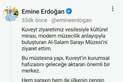 emine-erdogandan-kuveytte-ziyaret-ettigi-al-salam-sarayi-muzesine-iliskin-paylasim