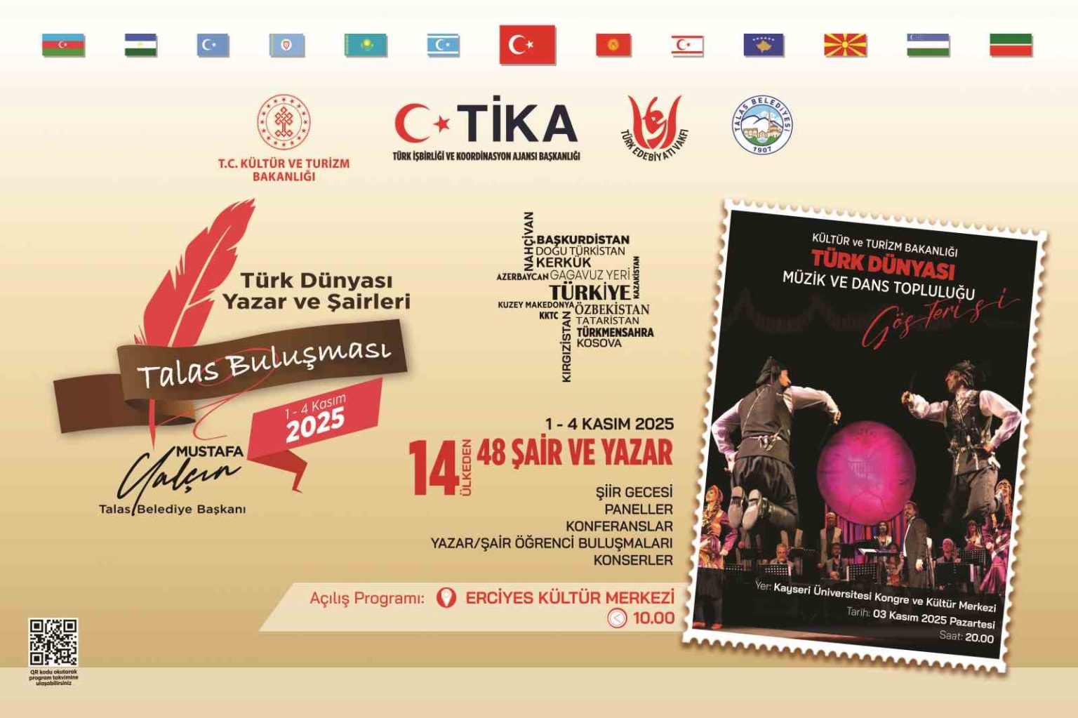 turk-dunyasinin-yazar-ve-sairleri-kayseride-bulusacak