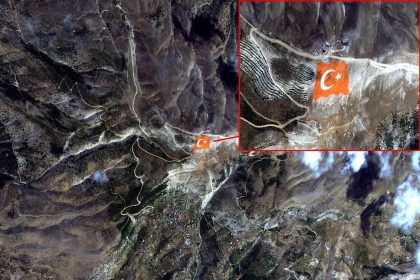 turk-bayragi-uzaydan-goruntulendi