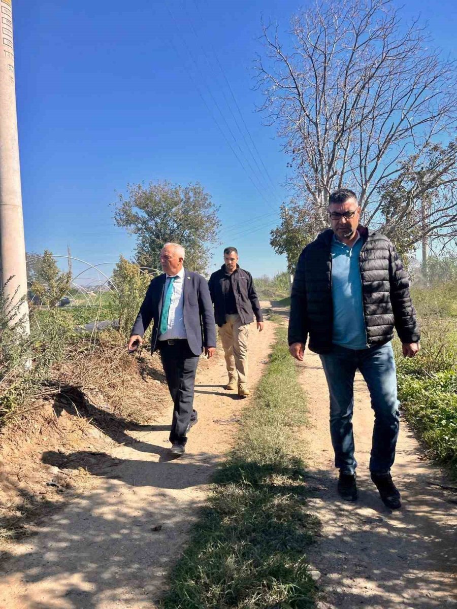 baskan-yildirimkaya-ova-yollarinda-incelemelerde-bulundu