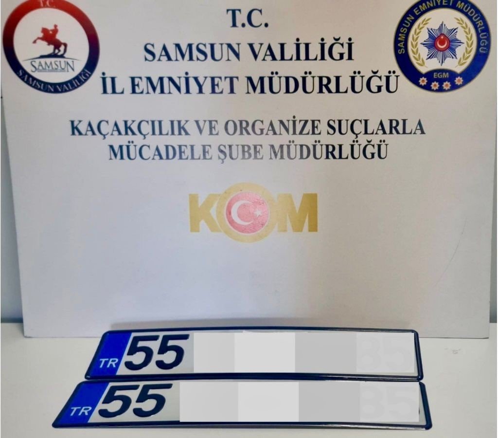 samsunda-aracina-sahte-plaka-takan-sahis-yakalandi