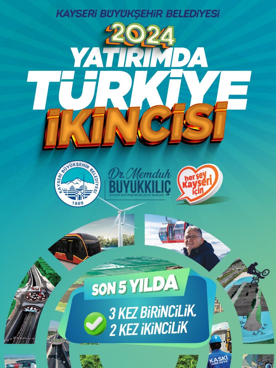 kayseri-buyuksehir-belediyesi-yatirimda-turkiye-ikincisi