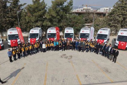 hatayda-12-yeni-ambulans-hizmete-alindi