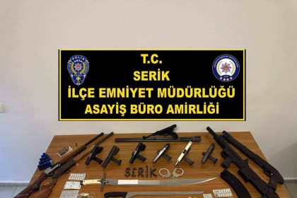 serikte-silah-ve-uyusturucu-operasyonu-16-supheli-yakalandi
