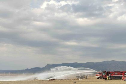 cardak-havaalaninda-ucak-kaza-kirim-tatbikati-yapildi