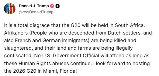 abd-baskani-trumptan-g20-zirvesi-tepkisi-guney-afrikada-yapilacak-olmasi-tam-bir-rezalet