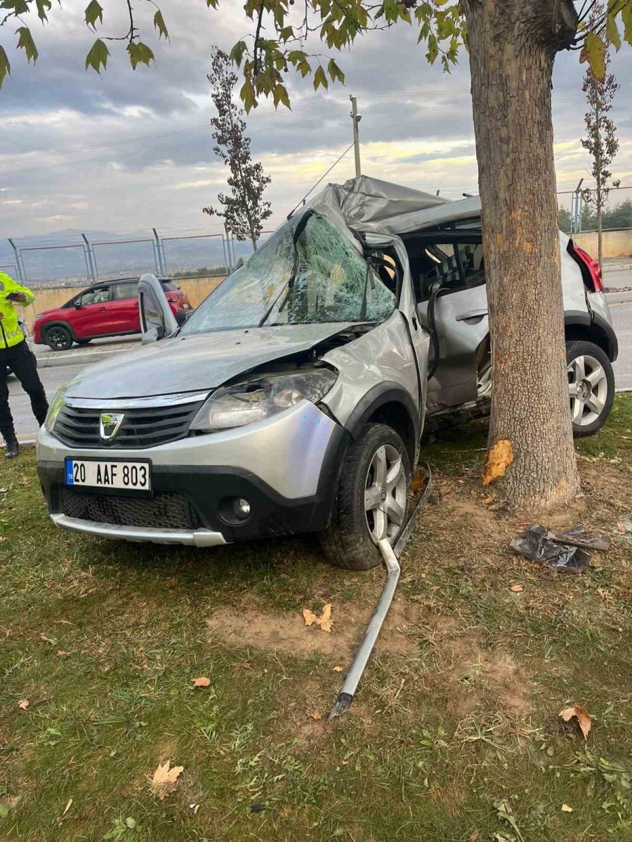 agaca-carpip-ikiye-bolunen-otomobildeki-kadin-hayatini-kaybetti