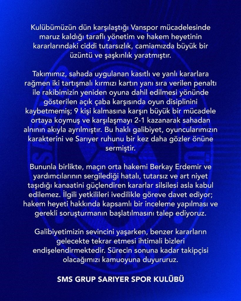 sariyerden-vanspor-macinin-hakem-heyeti-hakkinda-sorusturma-talebi