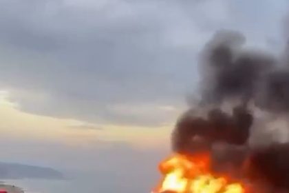 catalcada-alevler-arasinda-kalan-karavan-kule-dondu