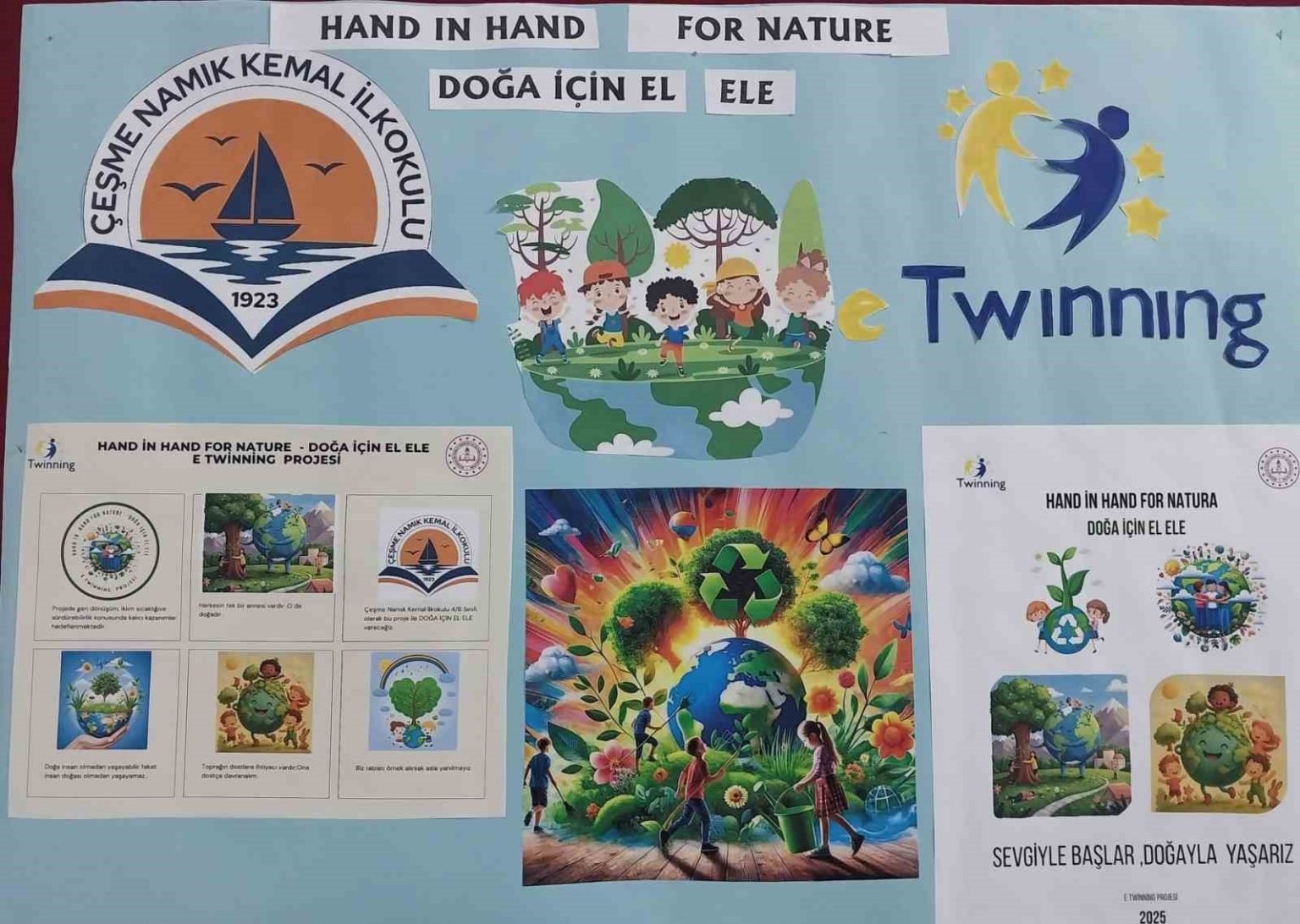 cesmeli-ogrenciler-doga-dostu-etwinning-projesinde-bulustu