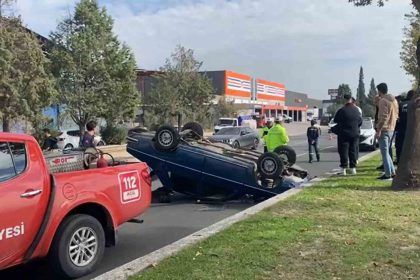 takla-atan-aractan-burnu-bile-kanamadan-cikti