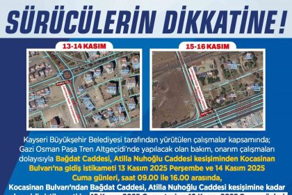 buyuksehir-belediyesinden-suruculere-onarim-calismasi-uyarisi