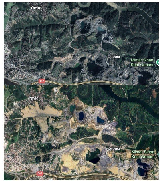 orman-alanlarinin-tahrip-edildigi-ve-maden-alanlarinin-zarar-gordugu-fotograflarla-gosterildi