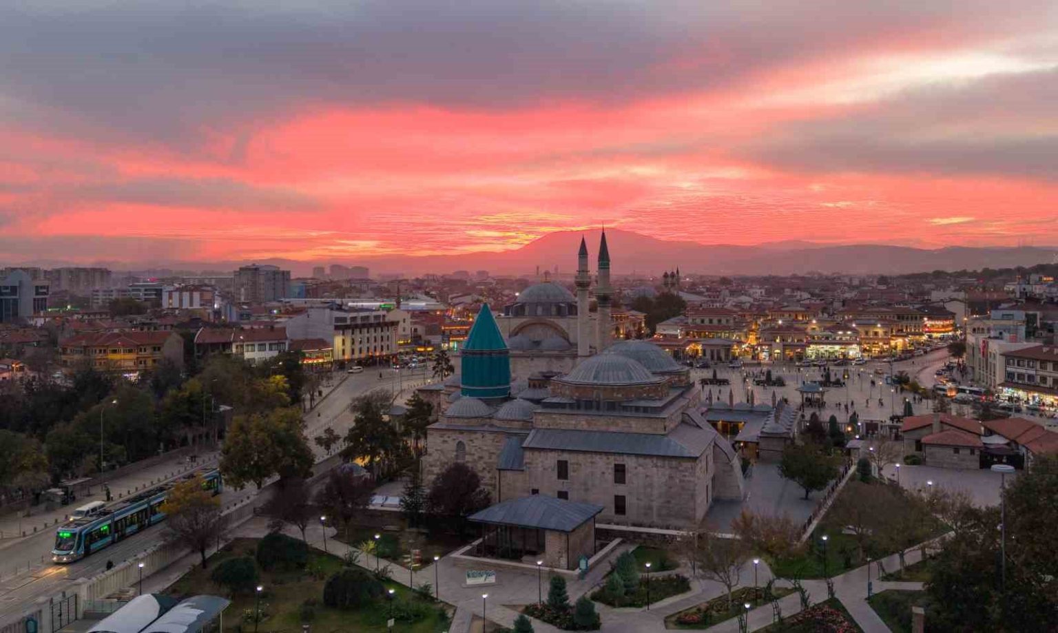 konyada-kartpostallik-gun-batimi-manzaralari