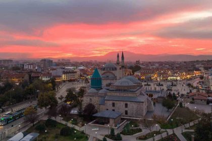 konyada-kartpostallik-gun-batimi-manzaralari